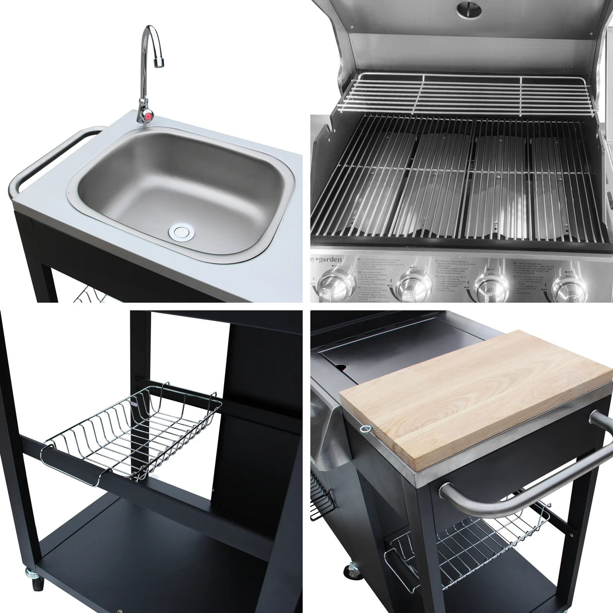 TEXAS outdoor kitchen - 4+1 burners -