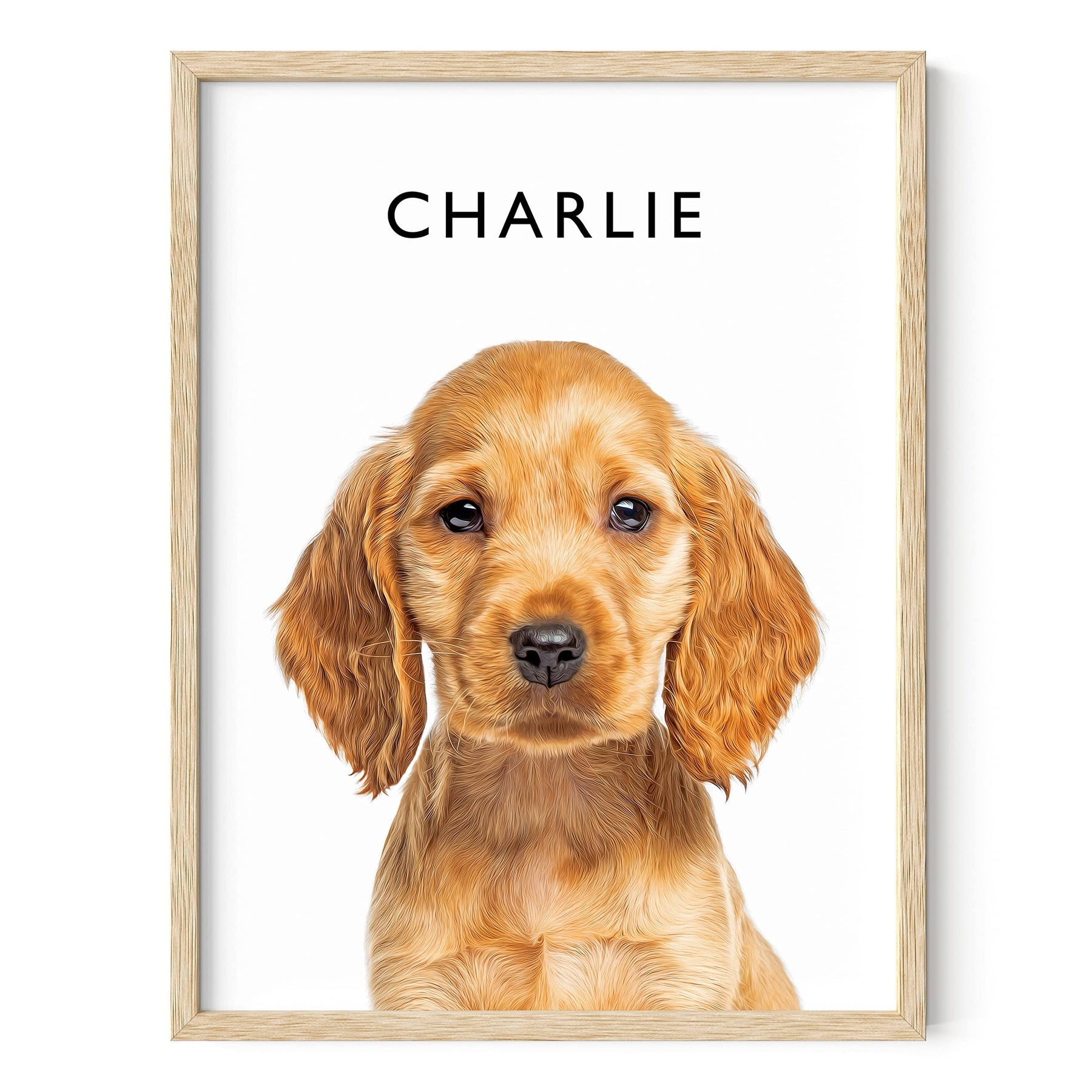 Create Your Own Customize Poster of Pet Portrait or Landscape - Custom Posters Upload Images of Cat & Dog - Product image 1