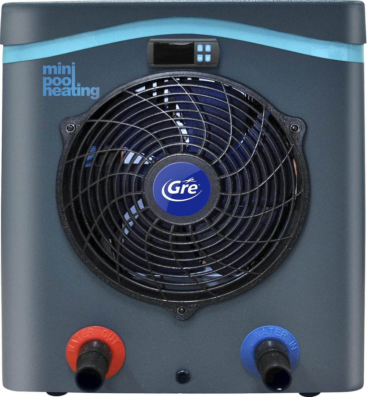 HPM40 HPM40-Mini Heat Pump for Above Ground Pools up to 40 m3, Black -