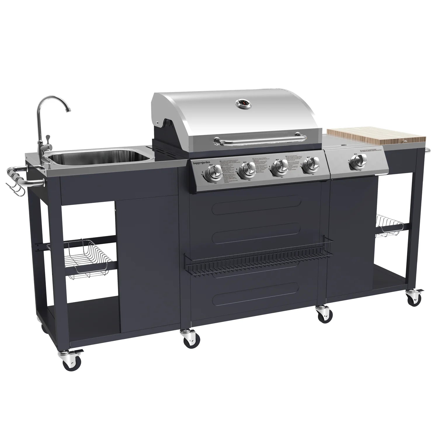TEXAS outdoor kitchen - 4+1 burners -
