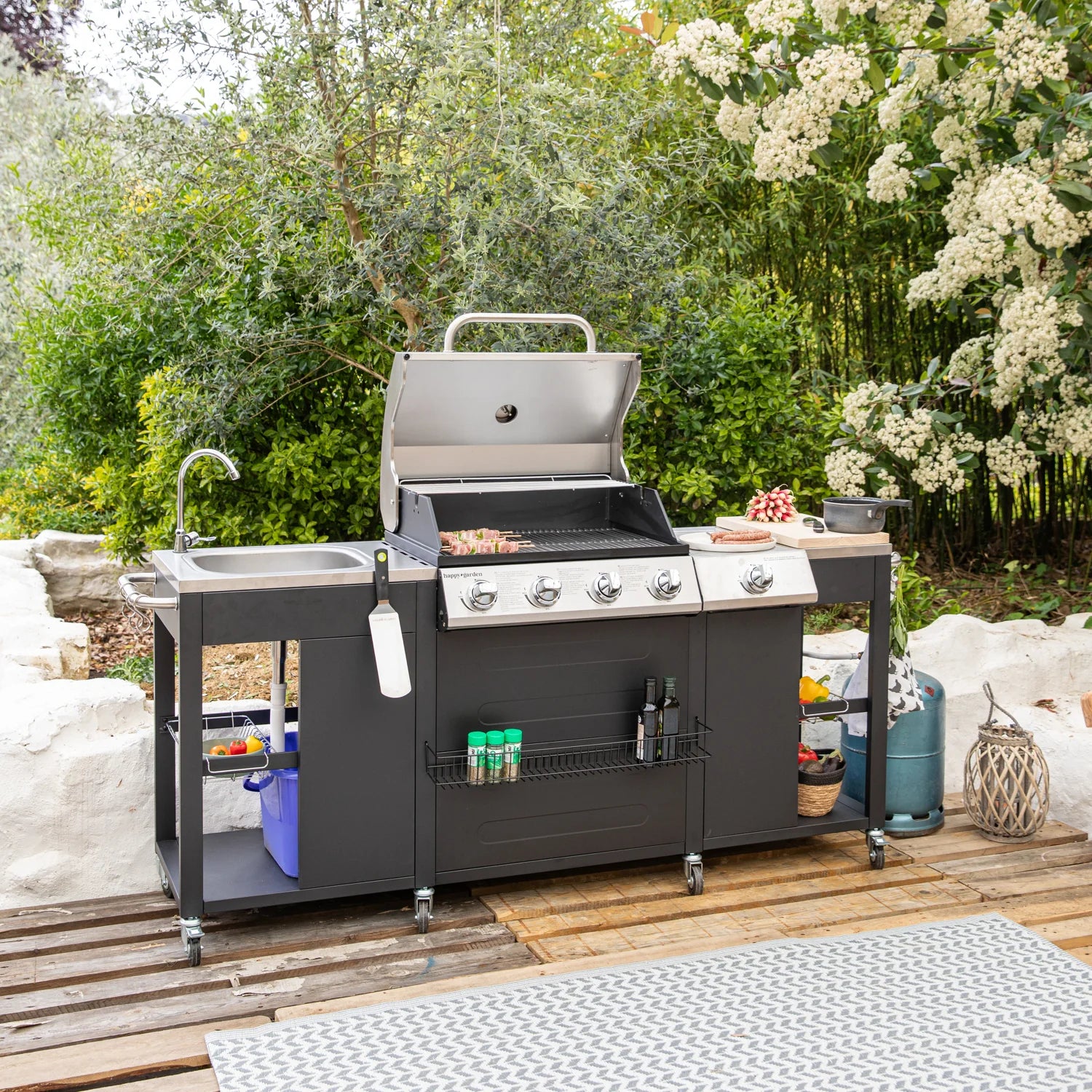 TEXAS outdoor kitchen - 4+1 burners -