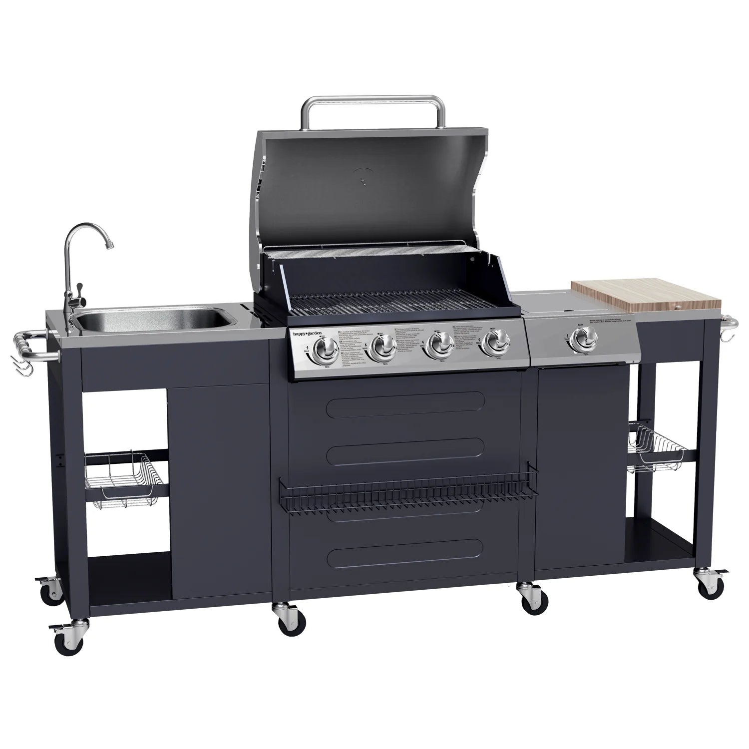 TEXAS outdoor kitchen - 4+1 burners -
