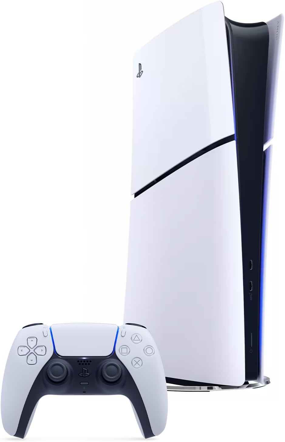 Sony Playstation, 5 Digital Edition, with 1 DualSense Wireless Controller, Color: White