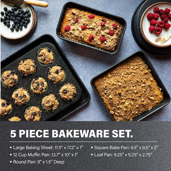 20-Piece Aluminum Ultra-Durable Non-Stick Diamond Infused Cookware and Bakeware Set - Product image 2