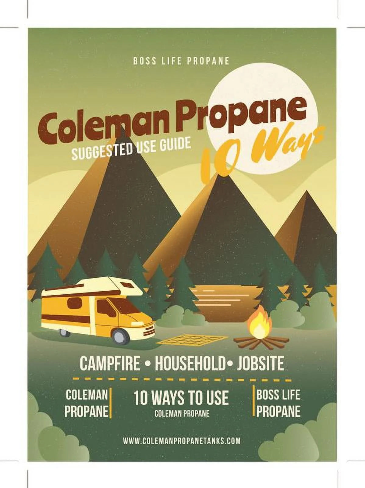 Coleman and Boss Life Delivery Propane Fuel Tank - 12 Cans - Product image 3
