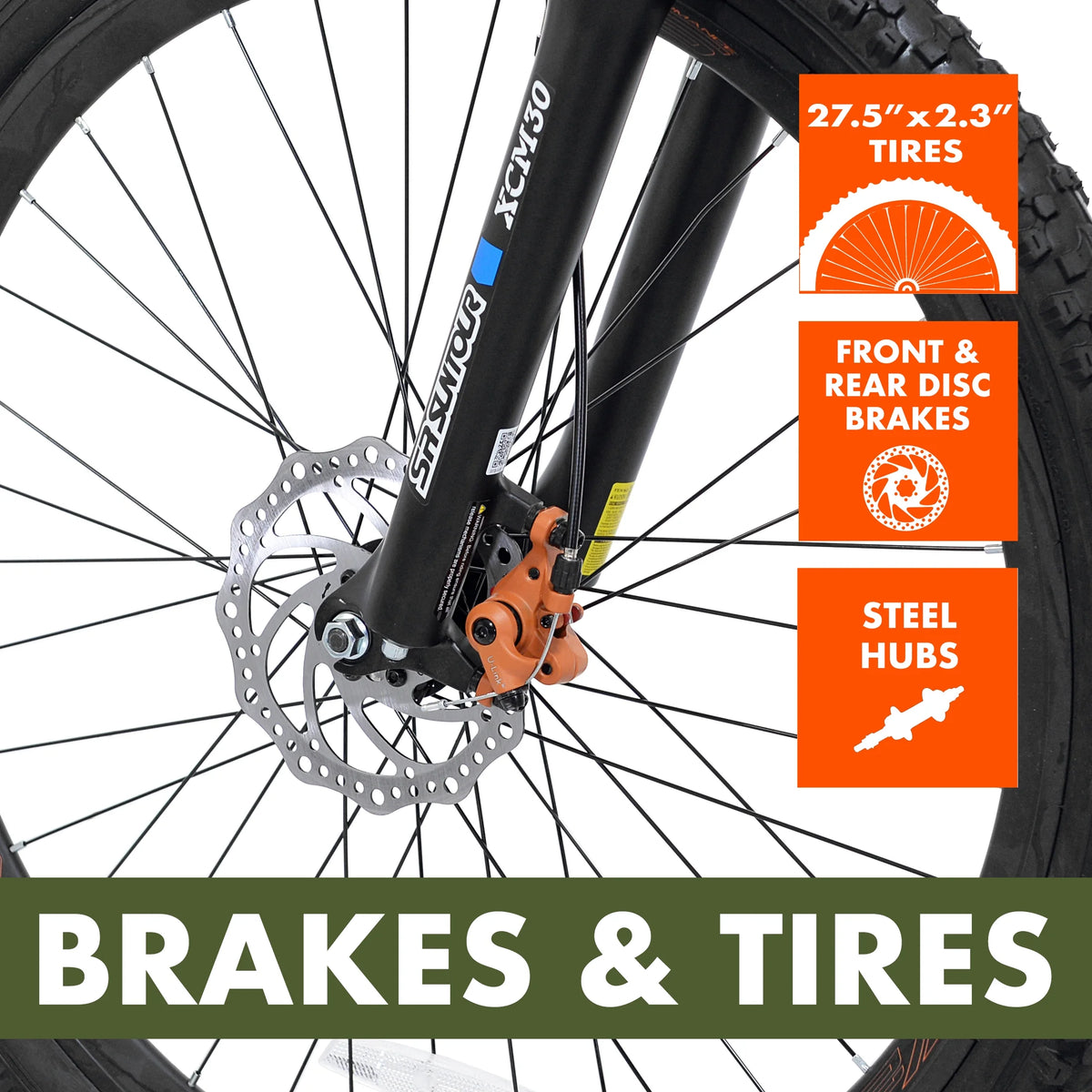 Trail 27.5" Vibe Mountain Bike, Medium Frame, Black - Product image 7