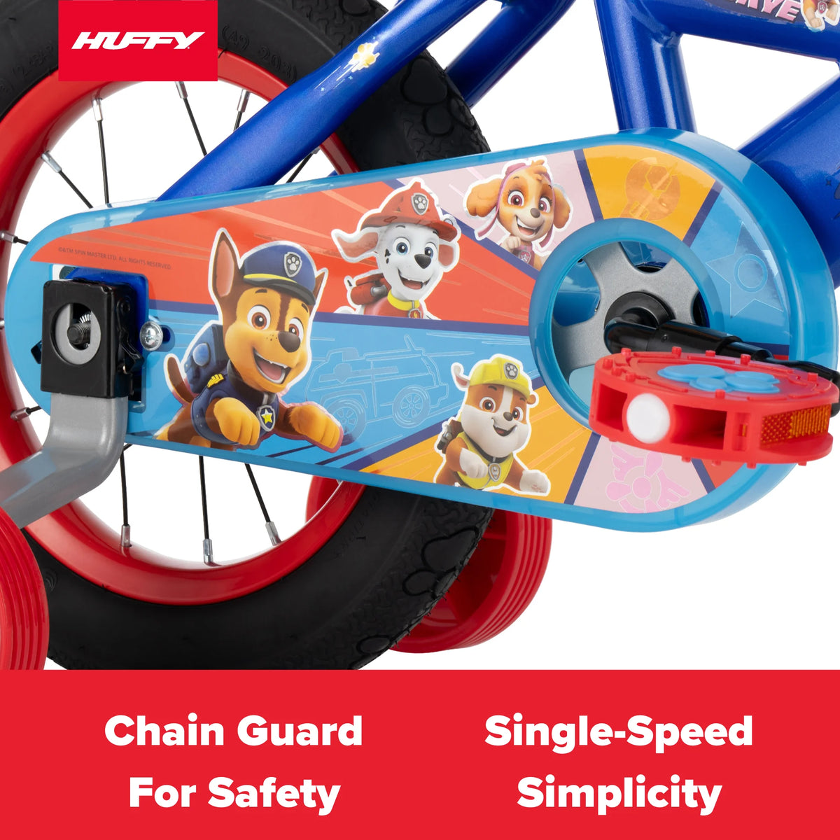 Huffy 12" Paw Patrol Kids' Bike, Fits Riders 3'1" - 3'5", Blue, Child, Boy'S - Product image 2