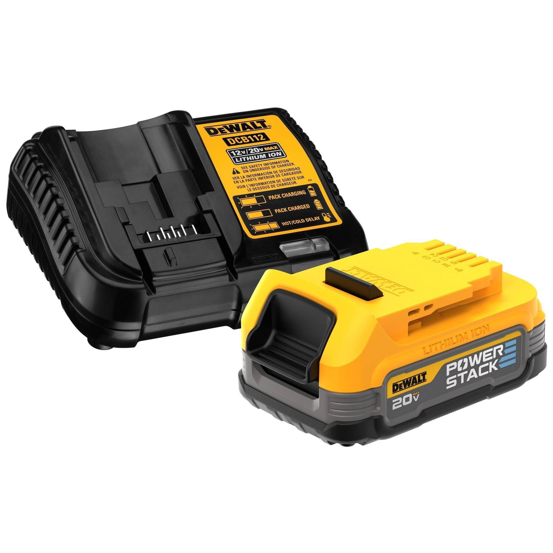 DeWalt Powerstack 20V Max Compact Battery Charger Starter Kit - DCBP034C - Product image 1
