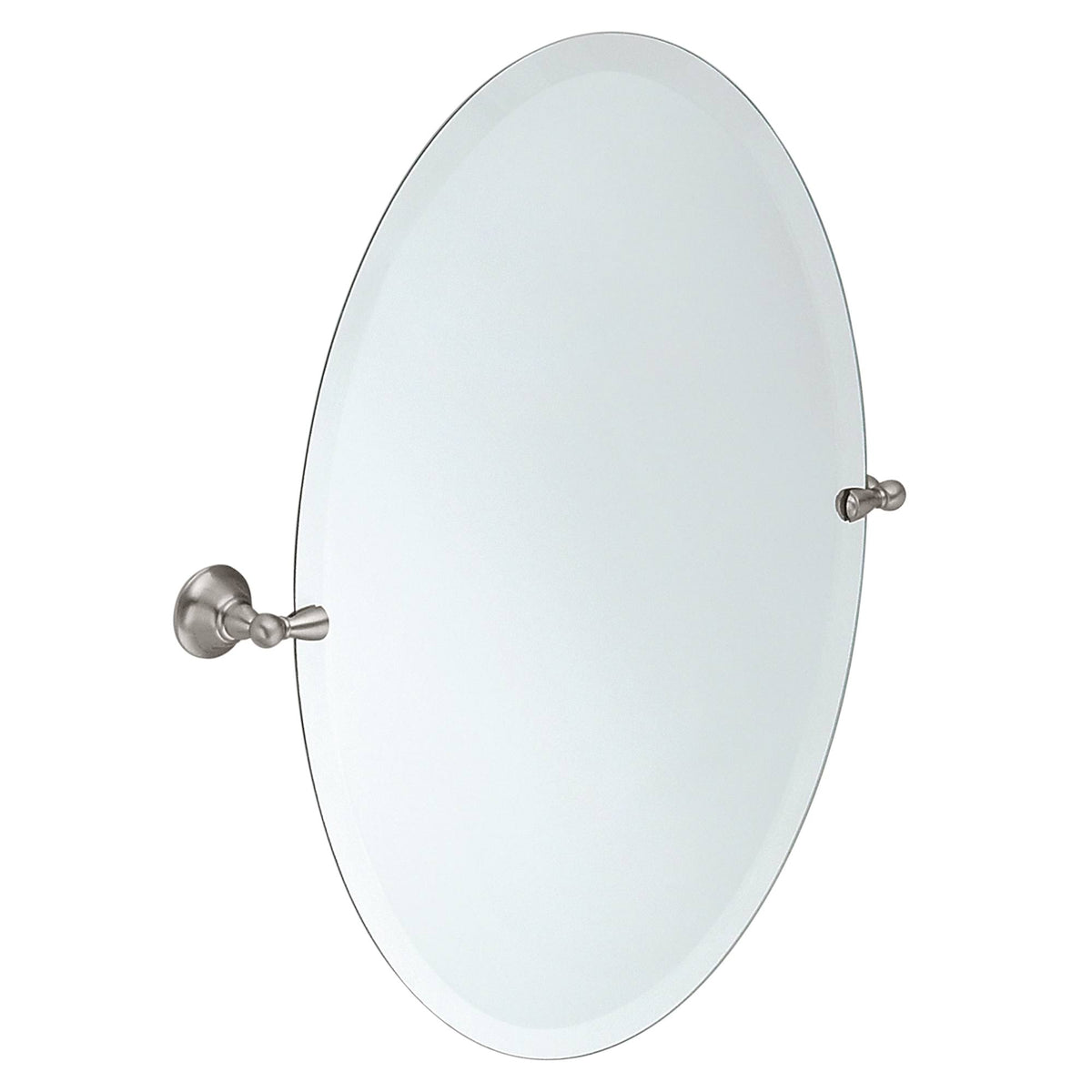 Moen dn6892 Sage 23"w x 26"h Wall Mounted Mirror with SpotResist Brushed Nickel Home Decor Mirrors Bathroom - Product image 1