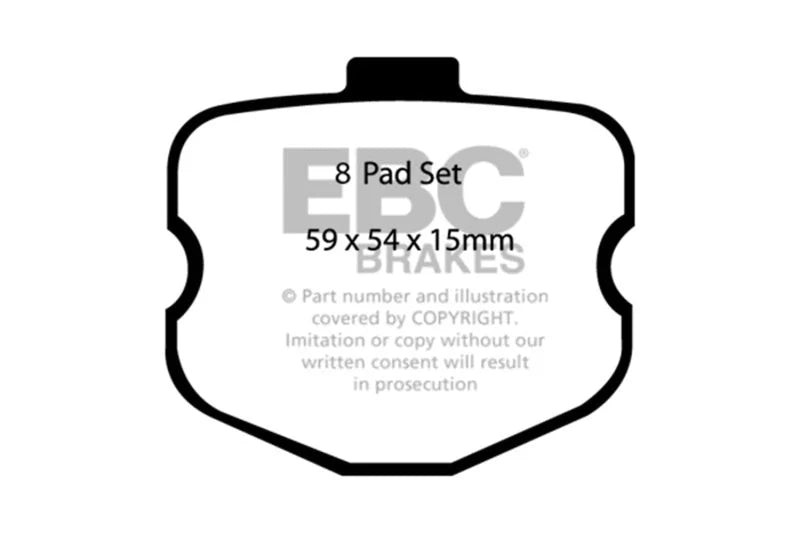 EBC - Front Redstuff Pad PN DP31771/3C
