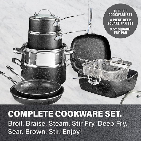 20-Piece Aluminum Ultra-Durable Non-Stick Diamond Infused Cookware and Bakeware Set - Product image 7