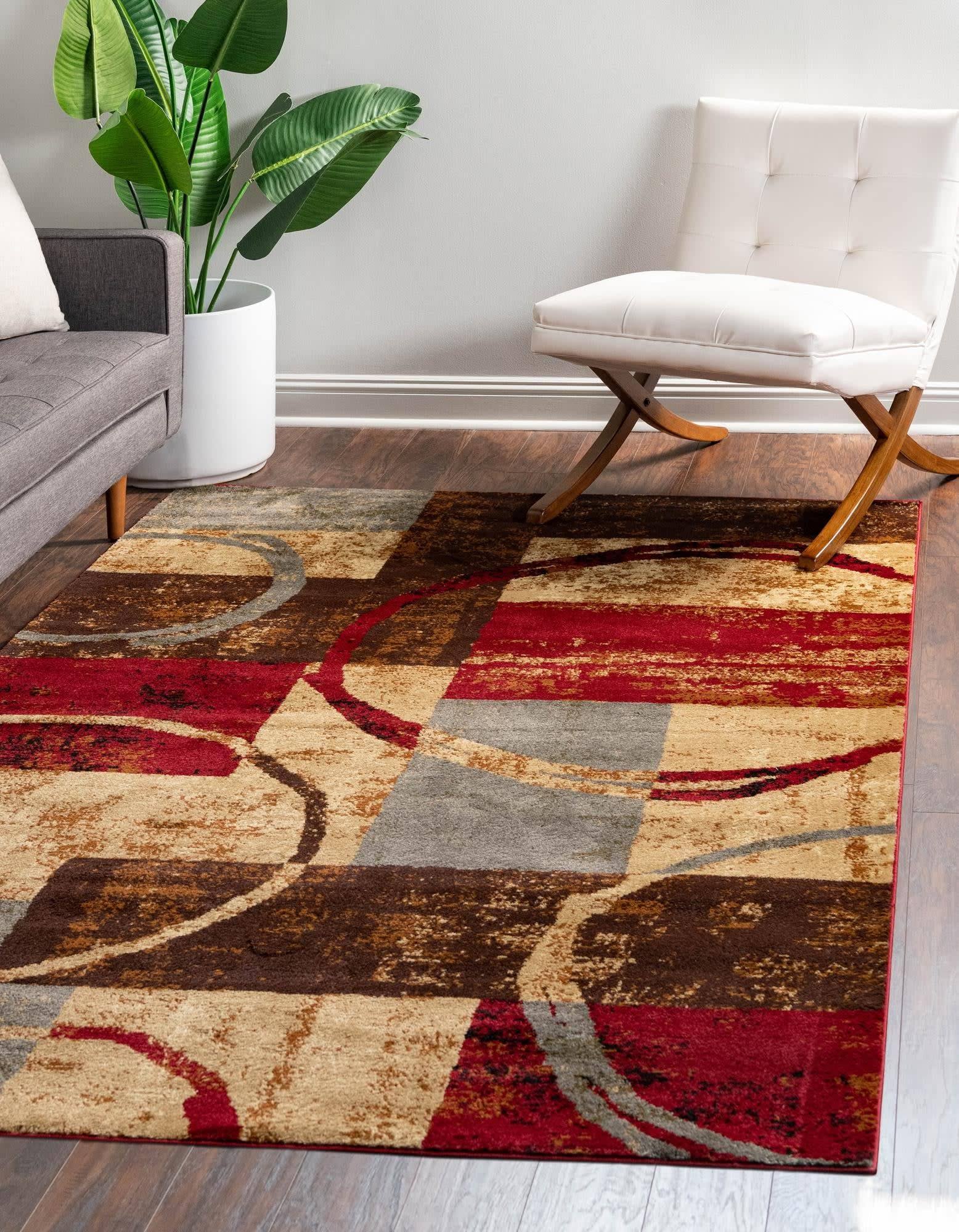 Unique Loom Kouillou Barista Area Rug - 5' x 8' Multi - Product image 1