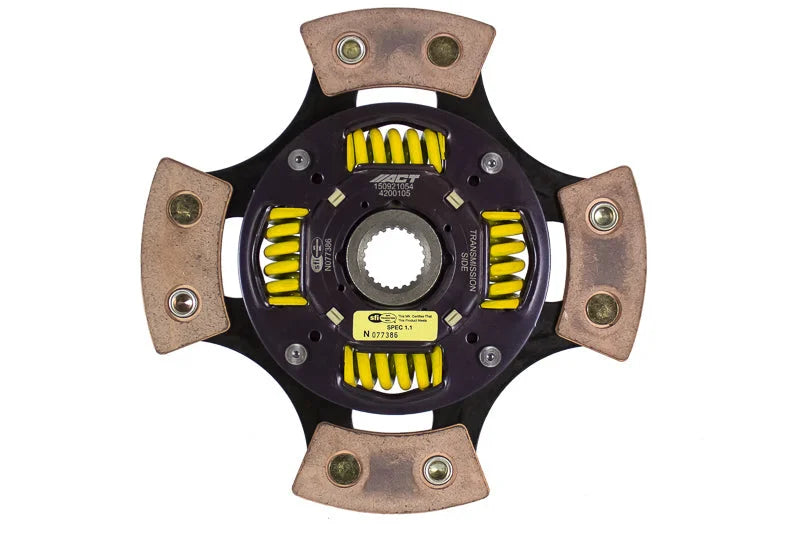 ACT 4200105 - 1990 Mazda Miata 4 Pad Sprung Race Disc