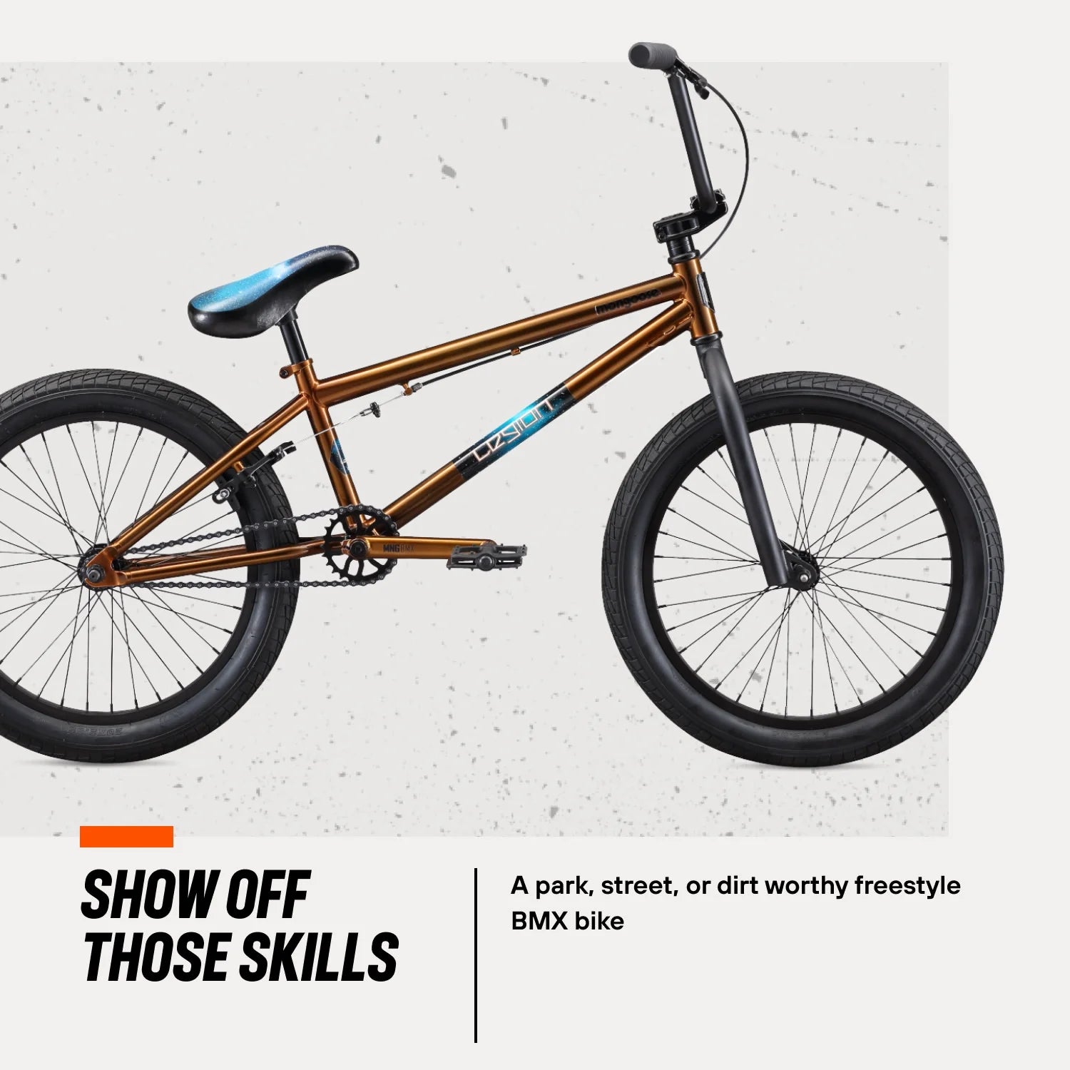 Mongoose Legion L40 Freestyle BMX Bike, 20" Wheels, Ages 8 and up, Copper - Product image 5