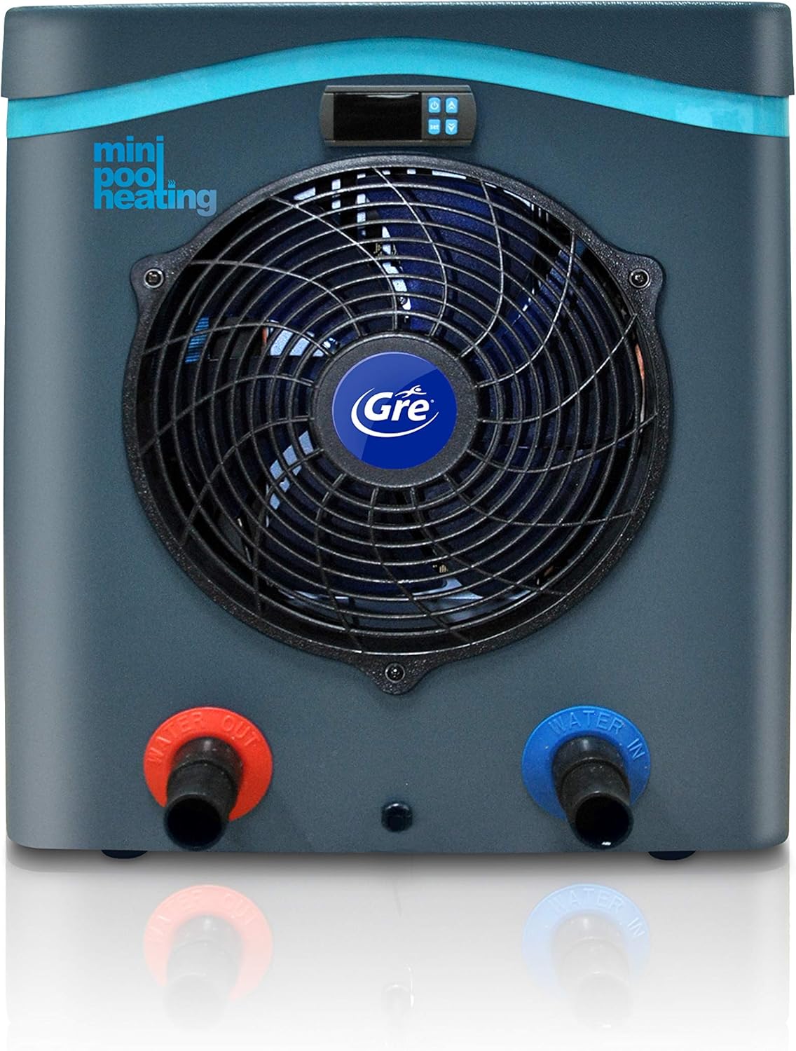HPM40 HPM40-Mini Heat Pump for Above Ground Pools up to 40 m3, Black -