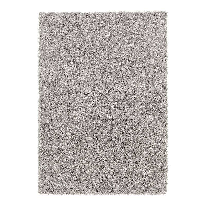 Central Oriental GS507.133 5 ft. x 7 ft. Geneva Zinc Cloud Shag Area Rug Grey - Product image 1