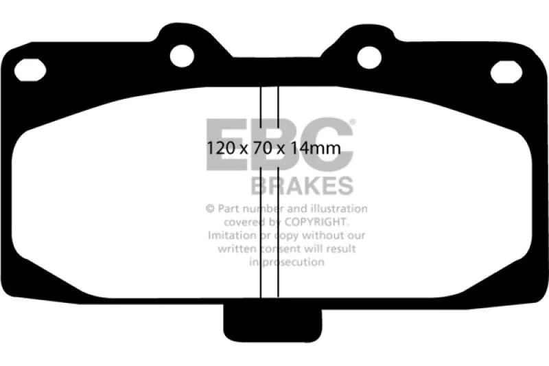 EBC - Front Redstuff Pad PN DP31200C