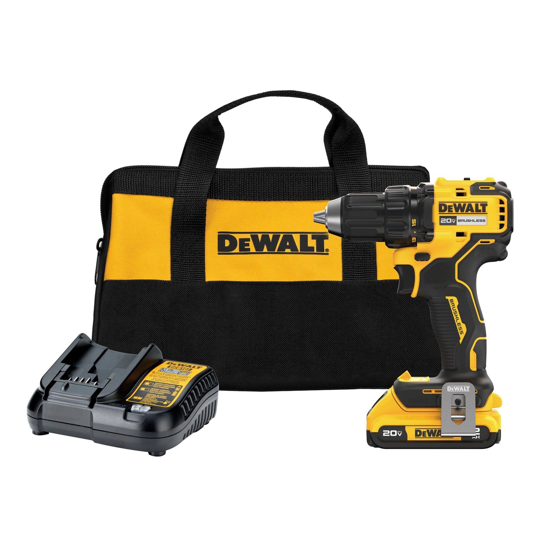 DeWalt DCD793D1 20V Max Brushless Cordless 1/2" Drill/Driver Kit - Product image 1