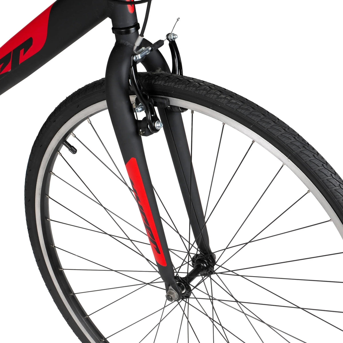 Hyper Bicycle 700c Men'S Spin Fit Hybrid Bike, Black and Red - Product image 3