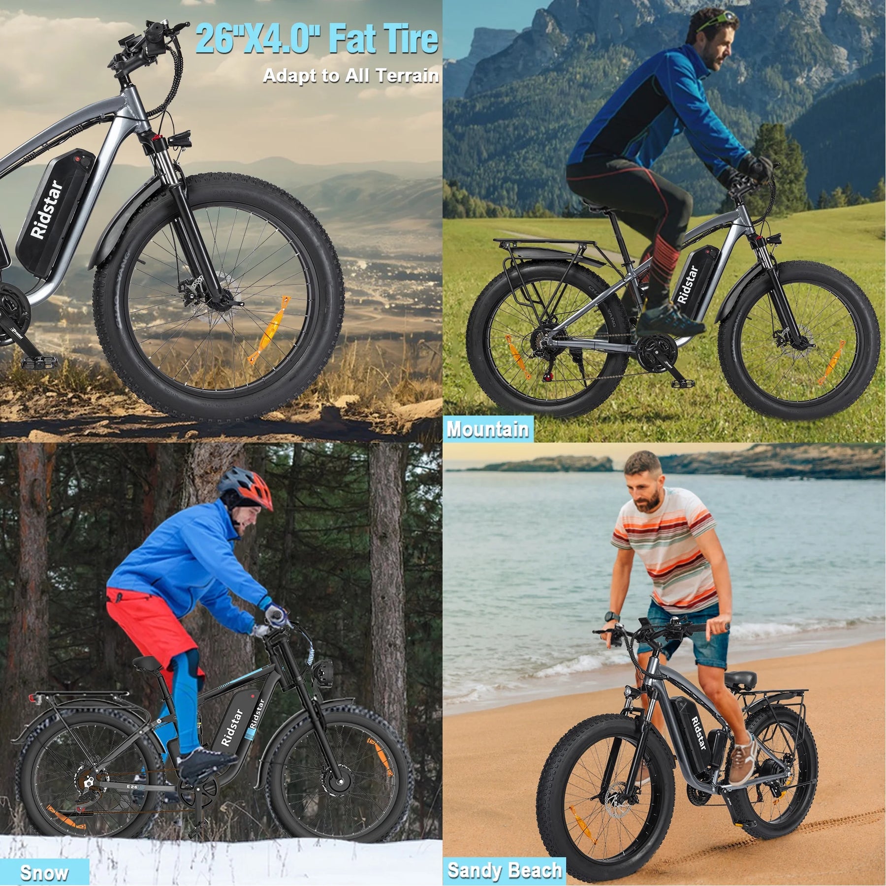 Dual Motor PEAK 3000W Electric Bike for Adults, 31mph 48V 23ah Electric Bicycle - Product image 14