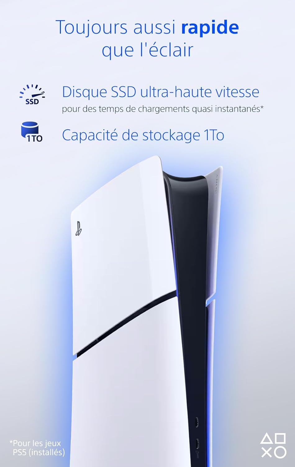 Sony Playstation, 5 Digital Edition, with 1 DualSense Wireless Controller, Color: White