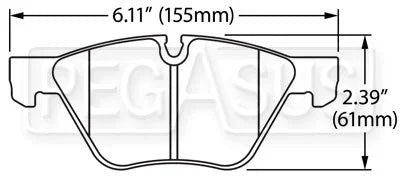 Hawk Performance HB534 Series Brake Pad