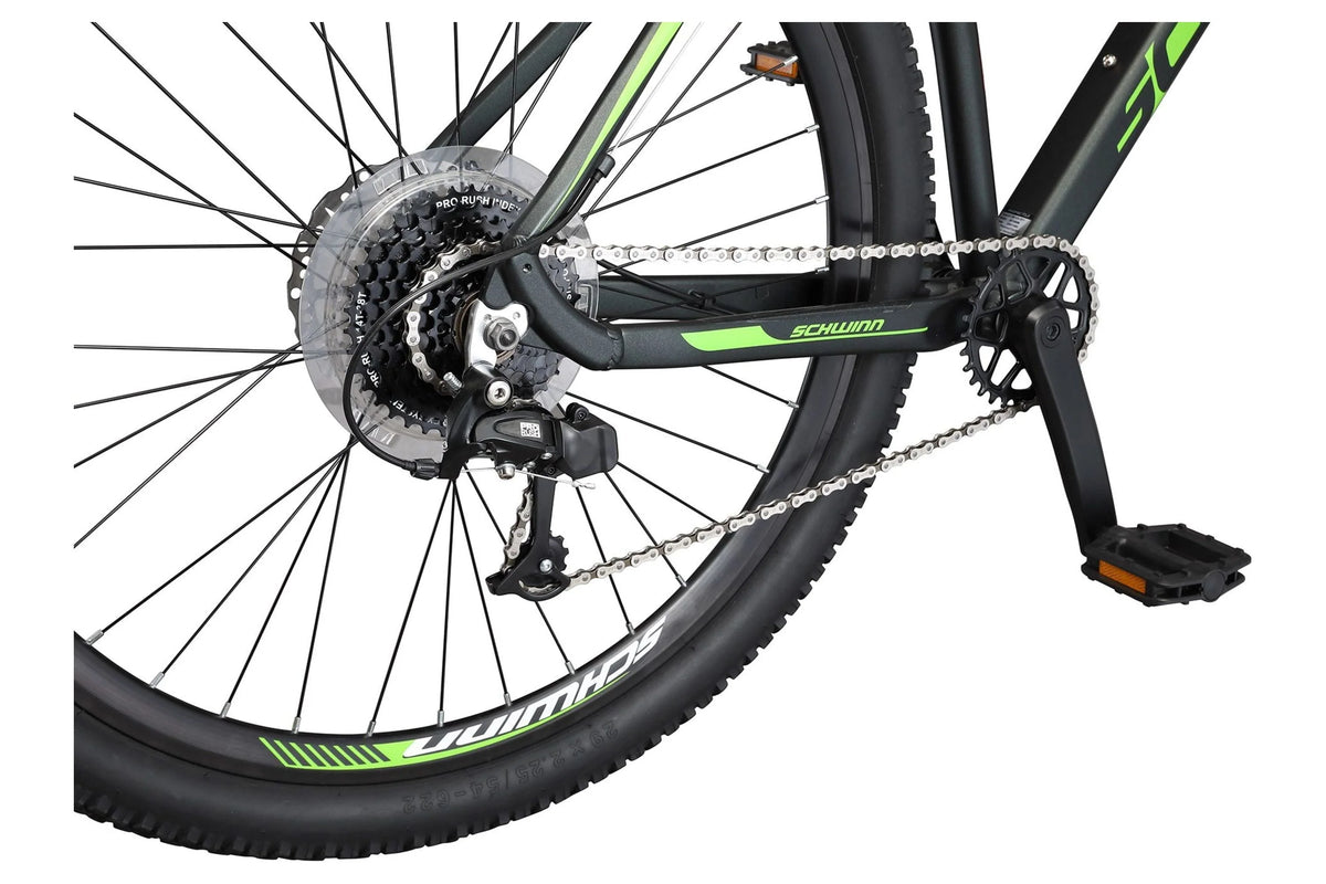 Schwinn 29 - In. Boundary Mens Mountain Bike, Black and Green - Product image 7