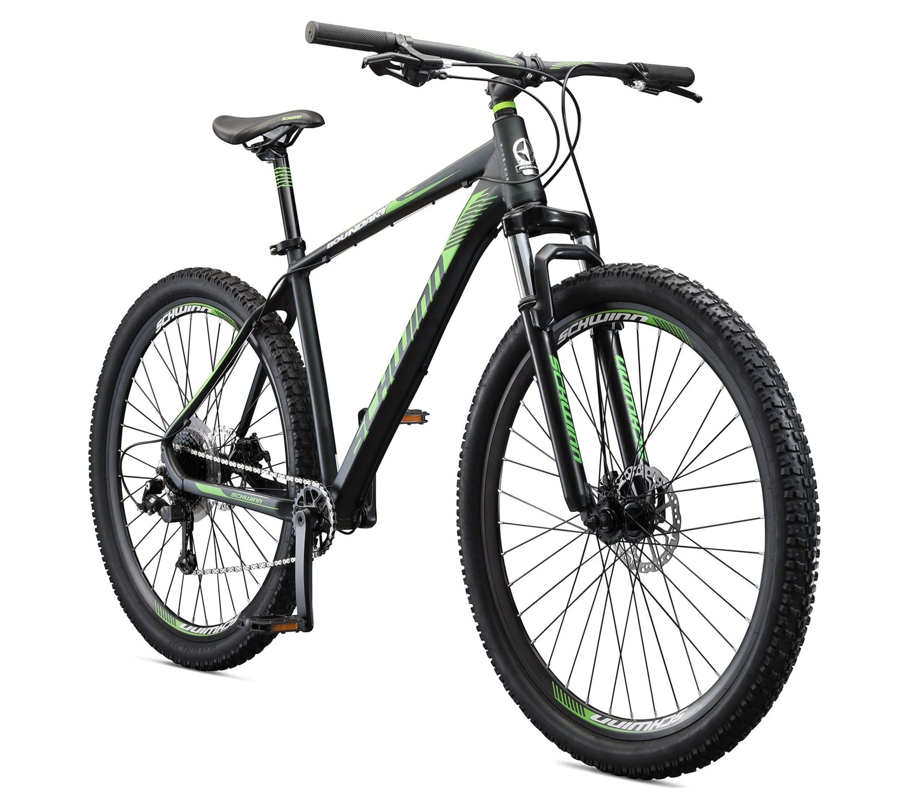 Schwinn 29 - In. Boundary Mens Mountain Bike, Black and Green - Product image 1