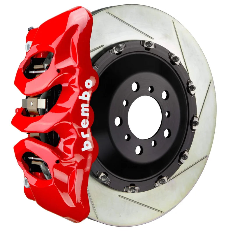 Brembo GT Systems 405x34 2-Piece 6 Piston Red Slotted Front