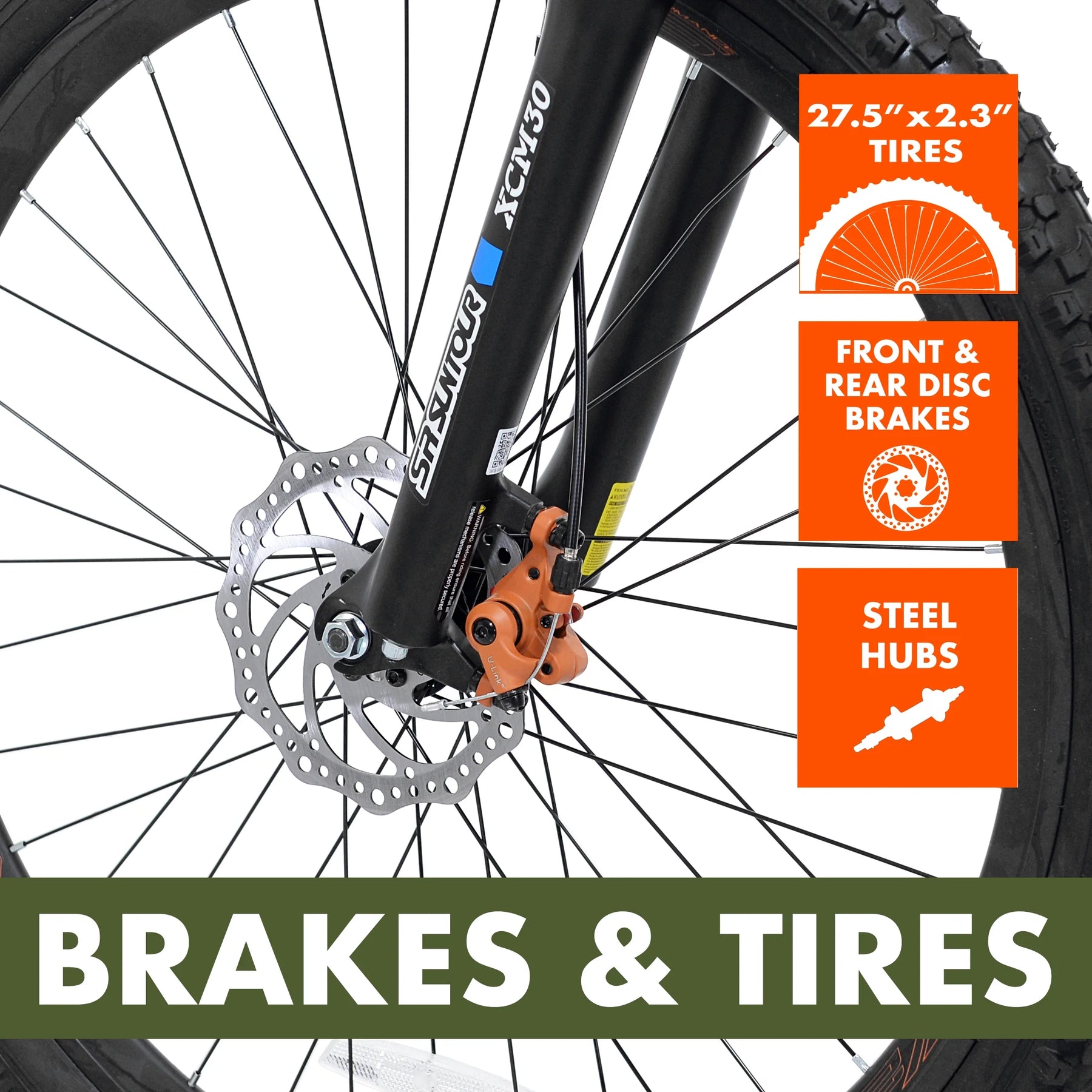 Trail 27.5" Vibe Mountain Bike, Medium Frame, Black - Product image 7