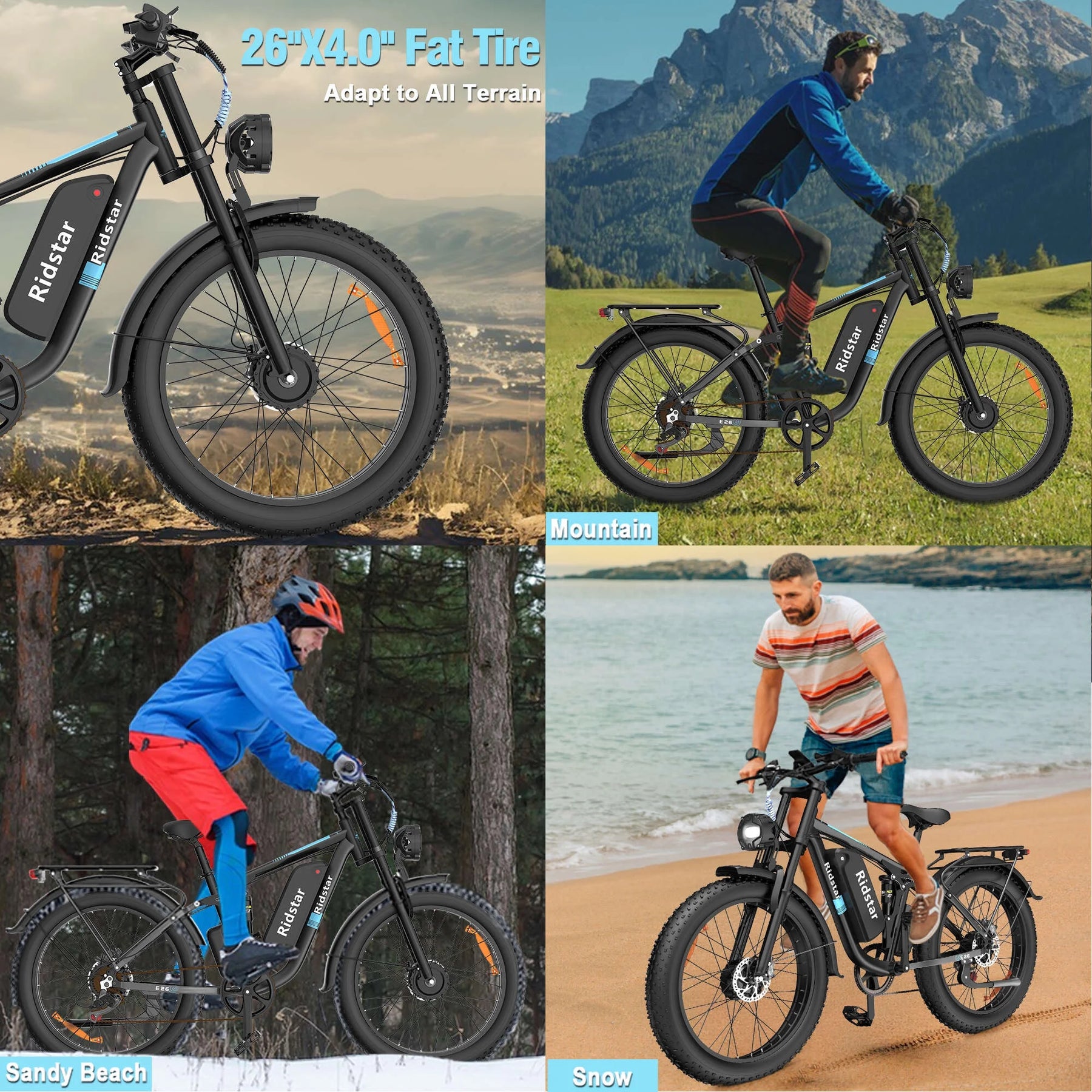 Dual Motor PEAK 3000W Electric Bike for Adults, 31mph 48V 23ah Electric Bicycle - Product image 12