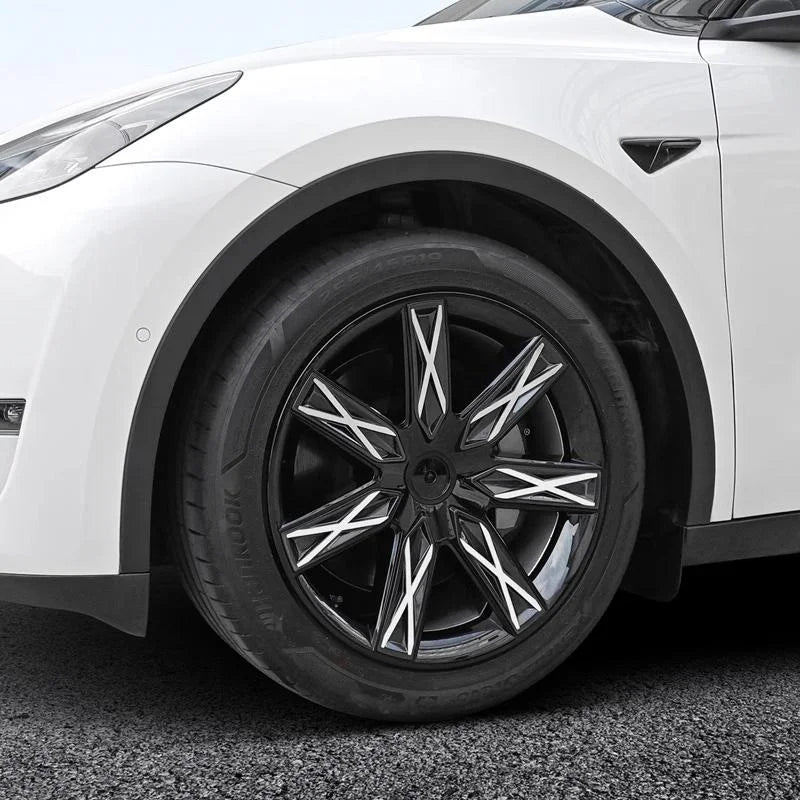 TESERY 19" Double Star Wheel Cover for Tesla Model Y